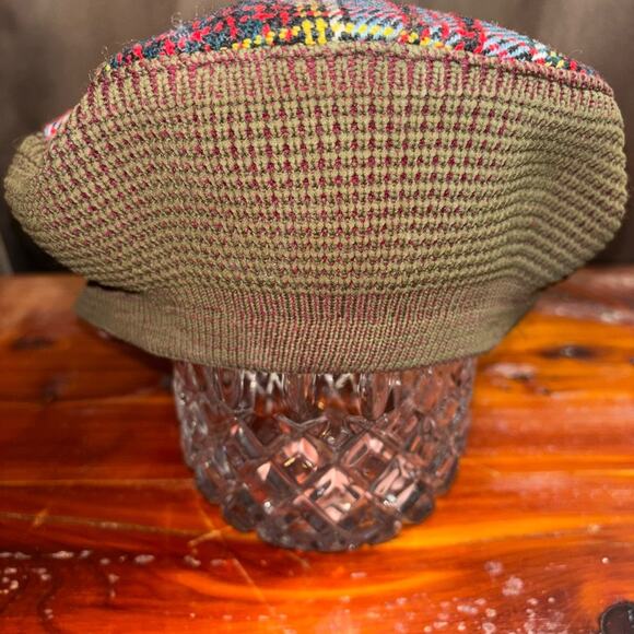 Dunn & Co vintage Great Britain Tartan Plaid newsboy flat hat - Picture 5 of 5